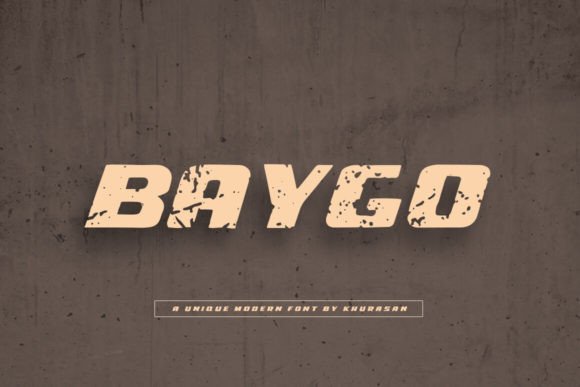 Baygo Sans Serif Font for Small Business Branding and Design