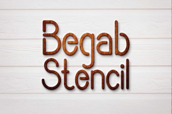Begab Stencil: A Handwritten Sans Serif Font for Editorial Design