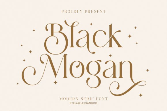 Black Mogan: A Modern Serif Font for Marketing Visuals That Stop the Scroll
