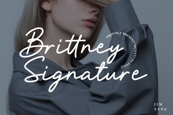 Brittney Signature: A Script Font That Elevates Campaign Visuals