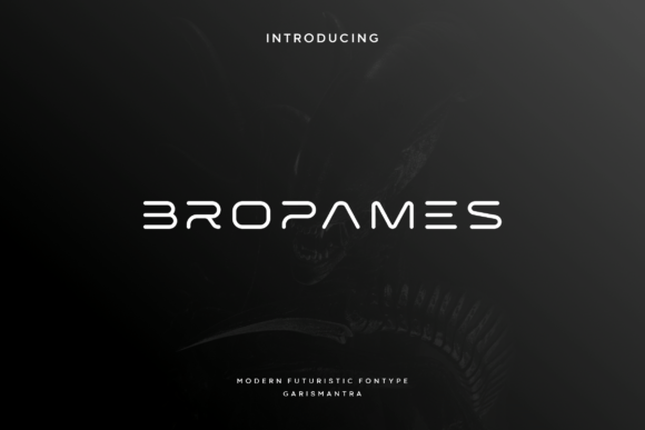 Bropames Sans Serif Font for Modern Small Business Branding