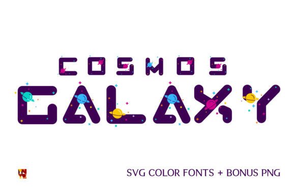 Build a Memorable Brand with the Cosmos Galaxy Color Font
