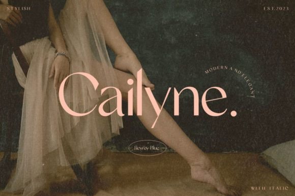Cailyne Typeface for Editorial Design and Publishing