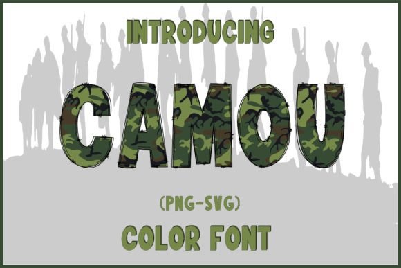 Camou Font Review for Handmade Product Crafters