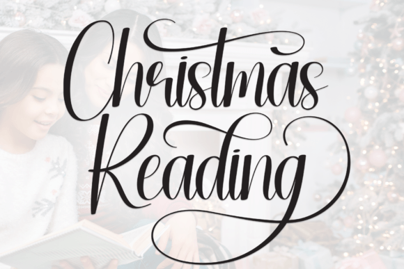 Christmas Reading: A Stylish Script Font for Web Design
