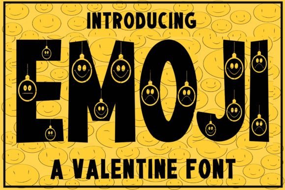 Emoji Decorative Font for Engaging Campaign Visuals