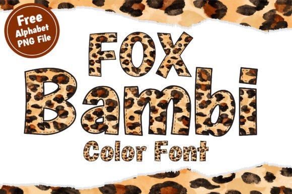 Fox Bambi: A Playful Color Font with Endless Design Potential