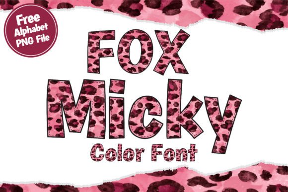 Fox Micky Font: A Fun Decorative Color Typeface for Branding