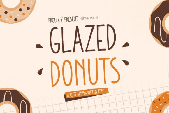 Glazed Donuts Font: A Handwritten Typeface for Digital Branding
