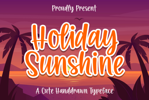 Holiday Sunshine Font for Playful Campaign Visuals