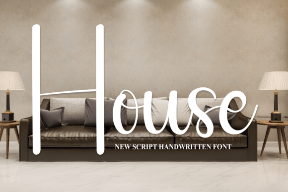 House Font: A Handwritten Script for Thoughtful Editorial Design