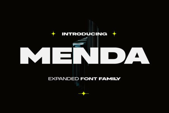 Menda Font: A Bold Sans Serif for Handmade Branding and Products