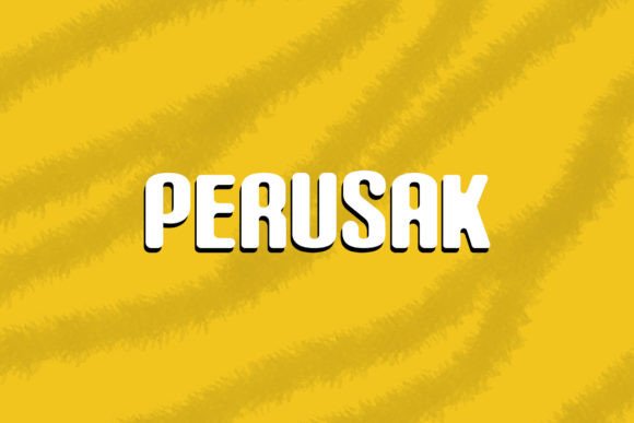 Perusak Slab Serif Font for Small Business Branding