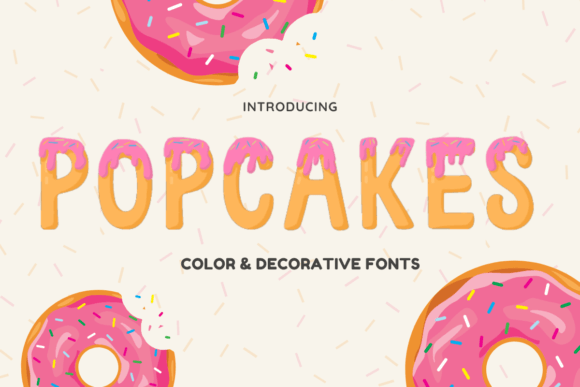 Popcakes Color Font: A Playful Typeface for Branding and Design