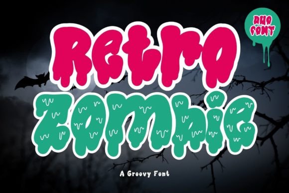 Retro Zombie: A Decorative Display Font for Horror-Inspired Branding