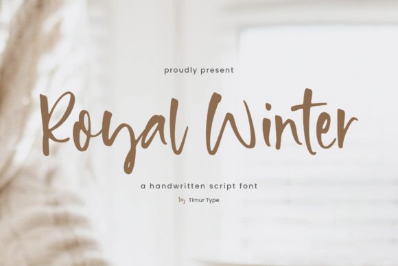 Royal Winter Script Font for Elegant Branding and Campaigns