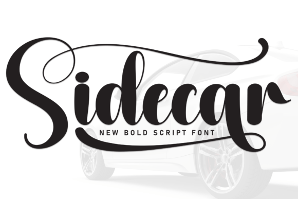Sidecar Script Font for Handmade Product Designs