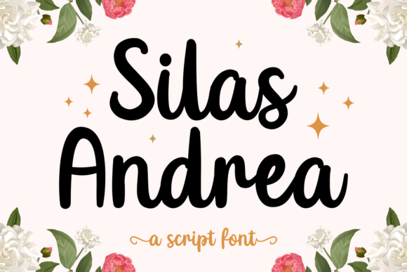 Silas Andrea: A Sweet Script Handwritten Font for Makers