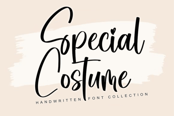 Special Costume: A Handwritten Font for Polished Digital Branding