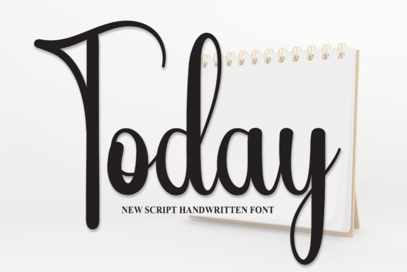 Today Script Handwritten Font for Campaign Design