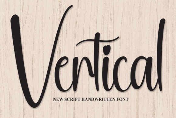 Vertical Handwritten Font for Warm Campaign Messaging