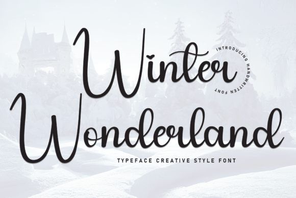 Winter Wonderland: A Sweet Handwritten Font for Small Business Branding