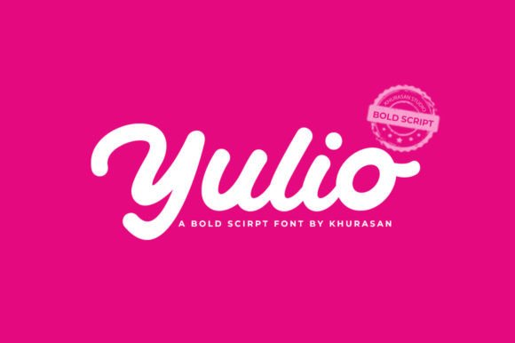 Yulio: A Bold Script Font for Scroll-Stopping Marketing Content